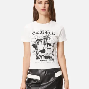 Anime T-Shirt Printed Short Sleeve
