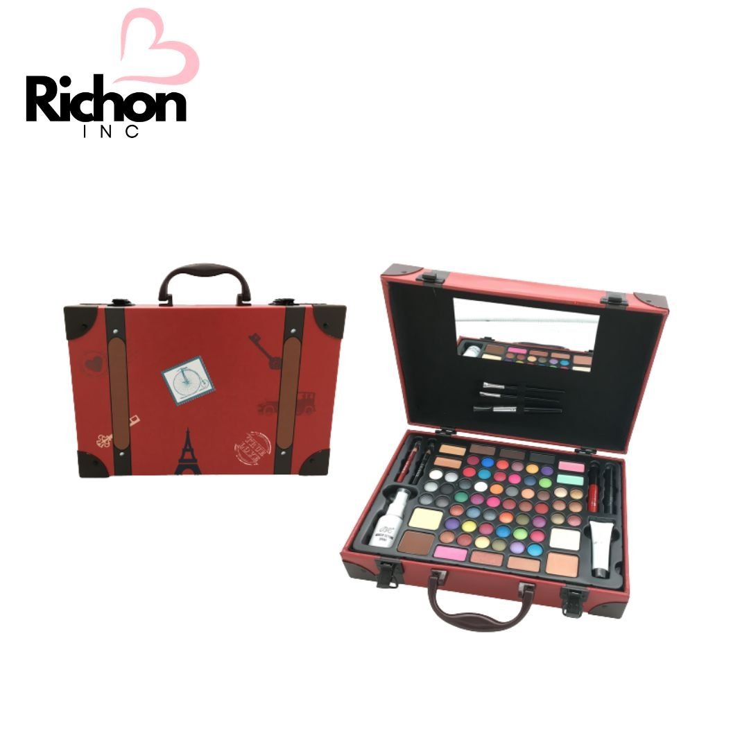 Red&Black Train Case Set