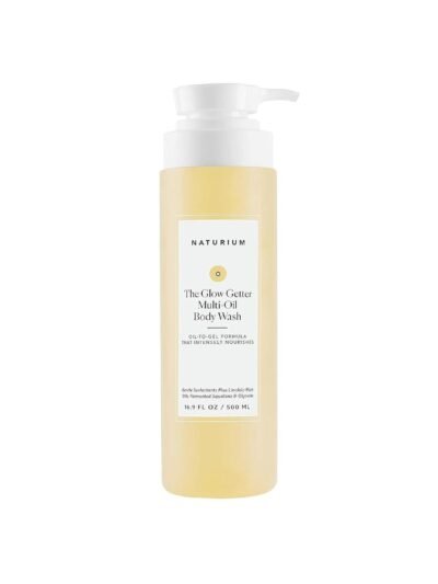 Naturium The Glow Getter Multi-Oil Hydrating Body Wash, Gentle Cleanser, 16.9 oz