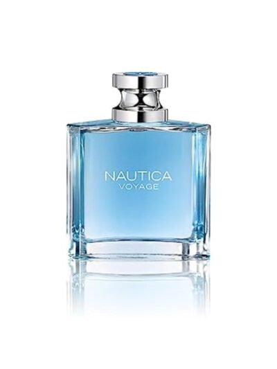 Nautica Voyage Eau De Toilette, Cologne and Fragrance For Men, Fresh, Romantic, Fruity Scent Woody, Aquatic Notes of Apple, Water Lotus, Cedarwood, and Musk Ideal Day Wear, Long Lasting 3.3Fl oz