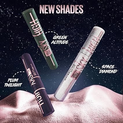 Maybelline Lash Sensational Sky High Washable Mascara Makeup, Volumizing, Lengthening, Defining, Curling, Multiplying, Buildable Formula, Blackest Black, 1 Count - Image 6