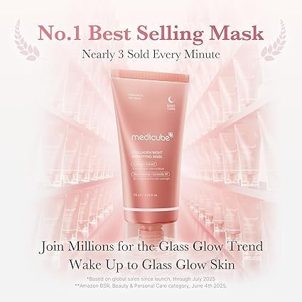 Medicube Wrapping Mask Collagen Overnight Peel Off Facial Mask | Elasticity & Hydration Care, Reduces Sagging & Dullness | Hydrolyzed Collagen For Glowing Skin | Korean Skin Care, 2.53 fl.oz - Image 2