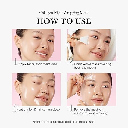 Medicube Wrapping Mask Collagen Overnight Peel Off Facial Mask | Elasticity & Hydration Care, Reduces Sagging & Dullness | Hydrolyzed Collagen For Glowing Skin | Korean Skin Care, 2.53 fl.oz - Image 5