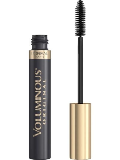 L’Oreal Paris Original Voluminous Mascara, Building Mascara Volume and Length Formula, Washable, Blackest Black, 0.26 Fl Oz., 1 Count