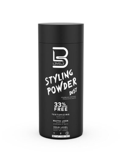 L3 Level 3 Styling Powder - Natural Look Mens Powder - Easy to Apply with No Oil or Greasy Residue (Small - 30 Grams)