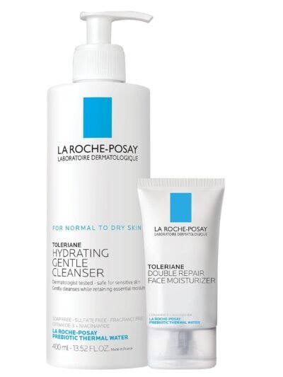 La Roche-Posay Toleriane Hydrating Gentle Face Cleanser, Hydrating Facial Cleanser With Niacinamide + Ceramides, Daily Face Wash For Dry Skin To Normal Skin, Sensitive Skin Tested, Fragrance Free