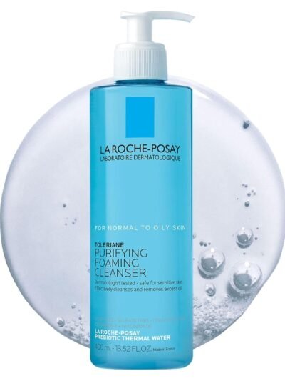 La Roche-Posay Toleriane Purifying Foaming Facial Cleanser, Oil Free Face Wash for Women & Men with Niacinamide + Ceramides, Pore Cleanser Safe For Sensitive Skin, Won’t Dry Out Skin, Soap Free