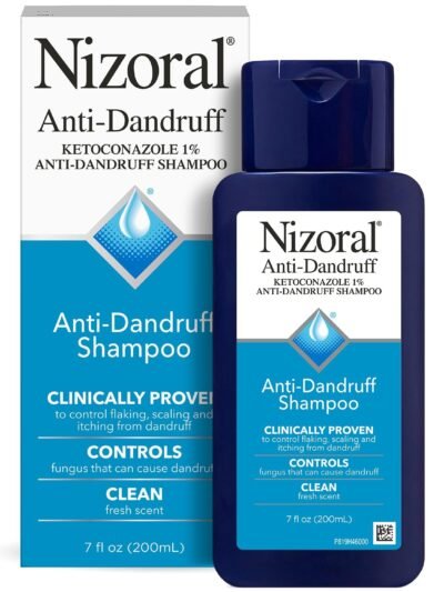 Nizoral Anti-Dandruff Shampoo with 1% Ketoconazole, Fresh Scent, 7 Fl Oz
