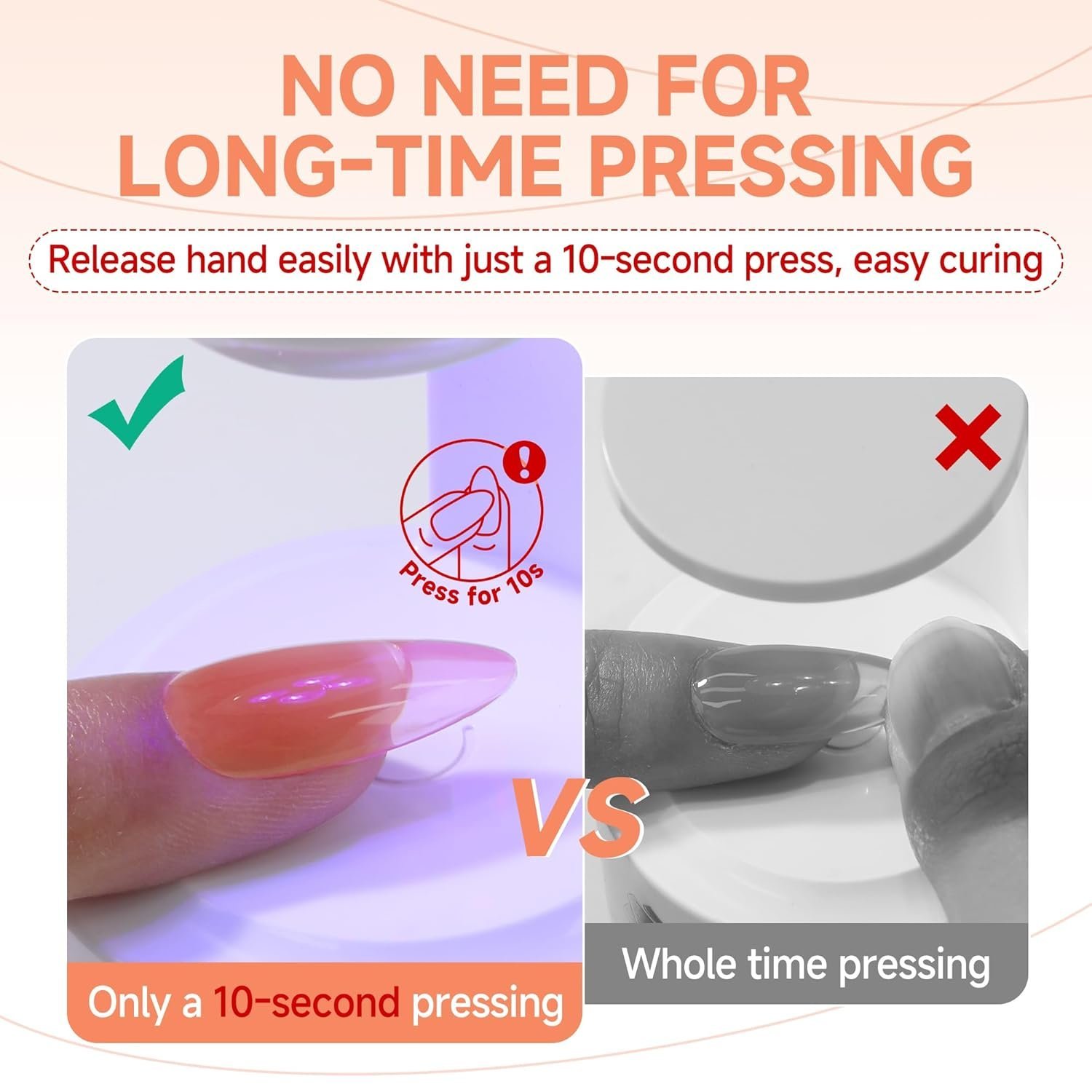 UNA GELLA Solid Nail Glue Gel 15ml Lamp Curing Needed Solid Soak Off U V/LED Lamp Required Super Strong Glue For Fake Acrylic Soft Gel Nail Tips Press On Nails Art Extension - Image 6