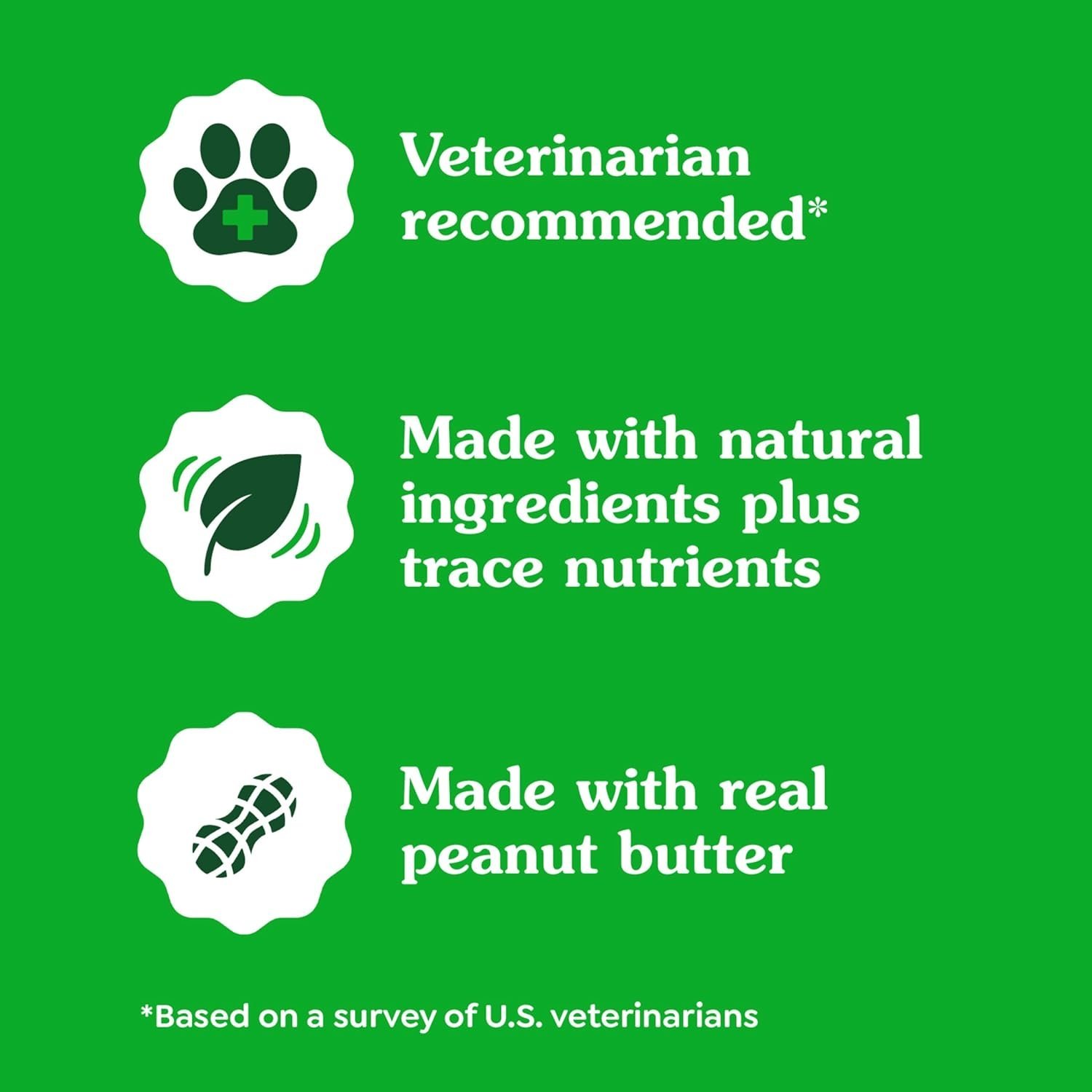 Greenies Pill Pockets for Dogs, Large Size Soft Dog Treats, Peanut Butter Flavor, 15.8 oz. Pouch - Image 4