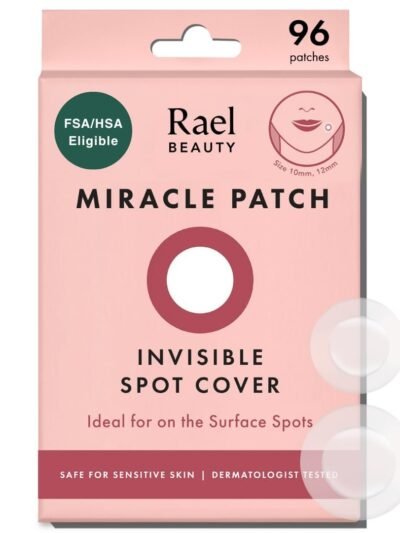 Rael Pimple Patches, Miracle Invisible Spot Cover - Hydrocolloid Acne Pimple Patch, Absorbs Zits & Blemish, Korean Skin Care, 2 Sizes (96 Count)
