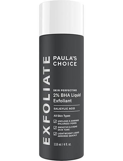 Paula's Choice SKIN PERFECTING 2% BHA Liquid Exfoliant with Salicylic Acid, Facial Polish for Enlarged Pores, Wrinkles & Fine Lines, Suitable for Blackhead-Prone Skin, Fragrance-Free