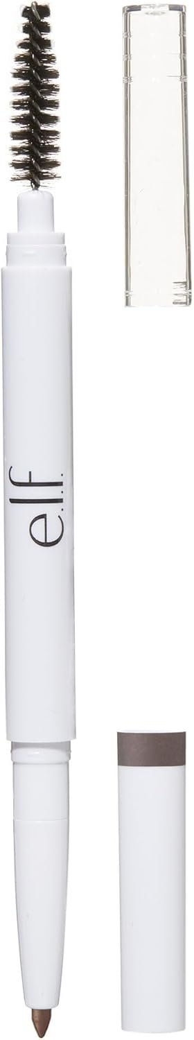 E.l.f. Instant Lift Brow Pencil, Dual-Sided, Precise, Fine Tip, Shapes, Defines, Fills Brows, Contours, Combs, Tames, Neutral Brown, 0.006 Oz