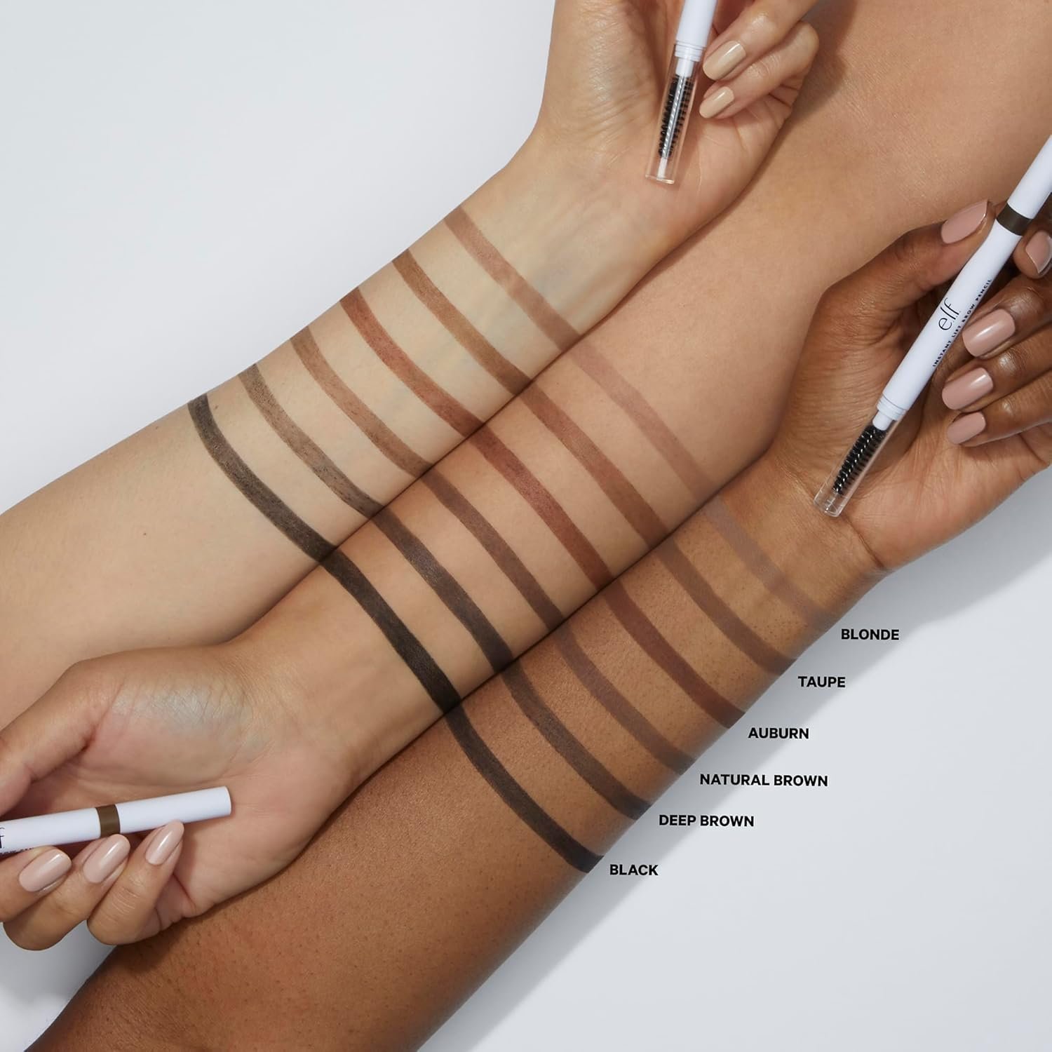 E.l.f. Instant Lift Brow Pencil, Dual-Sided, Precise, Fine Tip, Shapes, Defines, Fills Brows, Contours, Combs, Tames, Neutral Brown, 0.006 Oz - Image 2