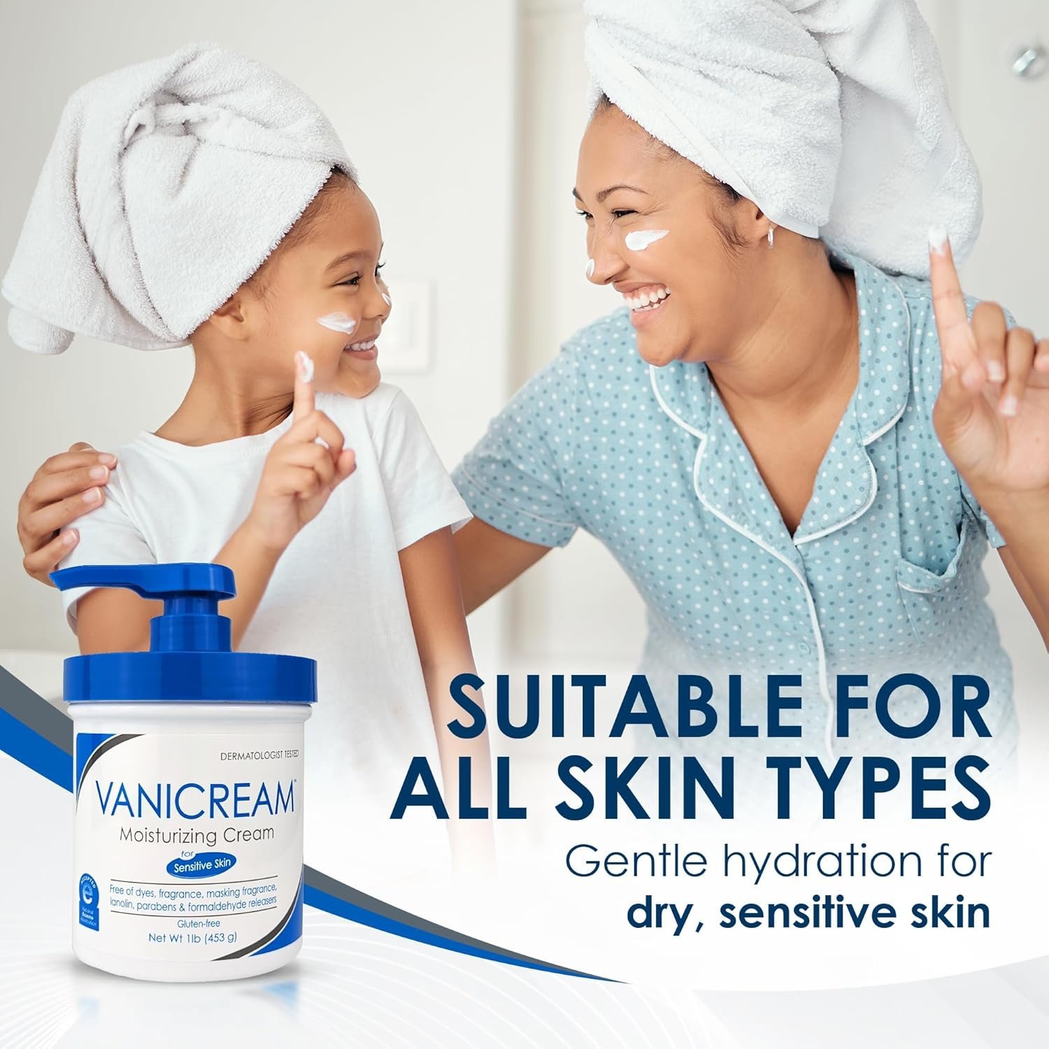 Vanicream Moisturizing Skin Cream with Pump Dispenser - 16 fl oz (1 lb) - Moisturizer Formulated Without Common Irritants for Those with Sensitive Skin - Image 7