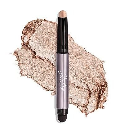 Julep Eyeshadow 101 Cream-to-Powder Waterproof Shadow Stick – Champagne Shimmer – Long-Lasting, Crease-Proof, Medium Golden-Beige Shimmer Cream Eyeshadow with Built-in Smudger