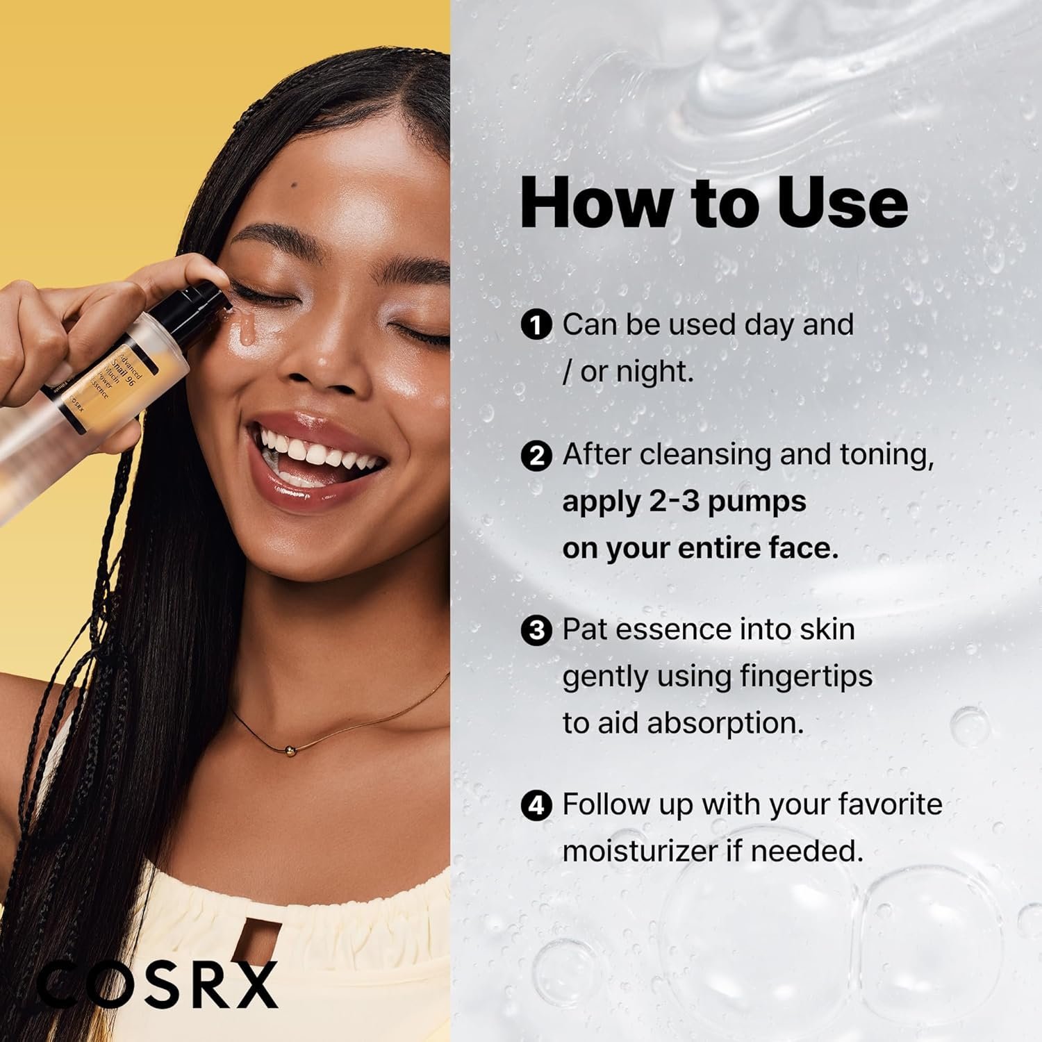 COSRX Snail Mucin Repairing Serum 100ml, Hydrating Serum for Face with Snail Secretion Filtrate for Dull Skin & Fine Lines, Korean Skin Care - Image 5