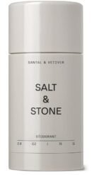 SALT & STONE Aluminum Free Deodorant | Extra Strength 48 Hour Protection for Women & Men | Made with Seaweed Extracts, Niacinamide & Prebiotics (Santal & Vetiver)