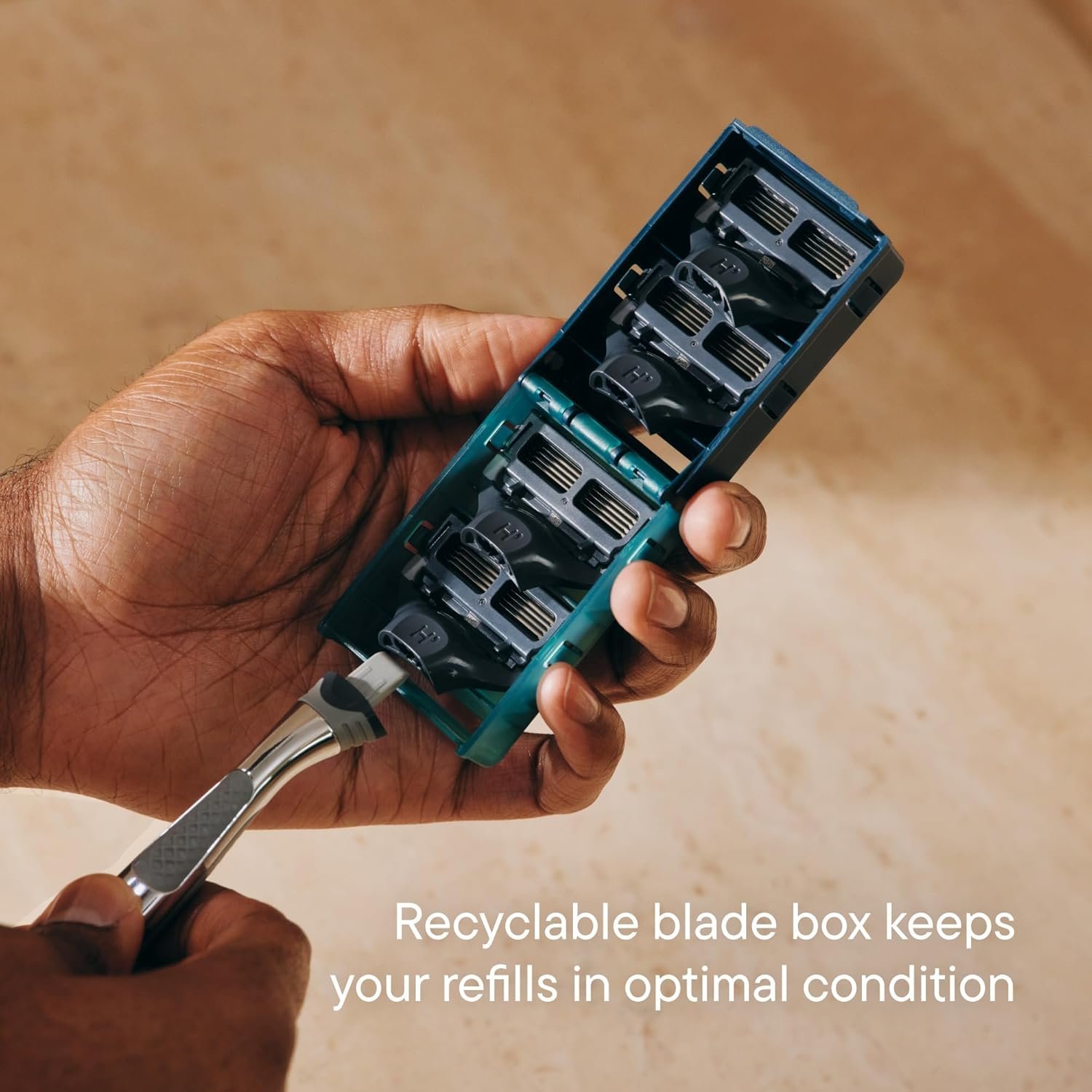 Harry's Original Razor Blades for Men - 14 Count - Premium Razor Blade Refill Cartridges - German Engineered - Image 6