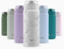 Ello Cooper 18oz Insulated Stainless Kids Water Bottle, Marble