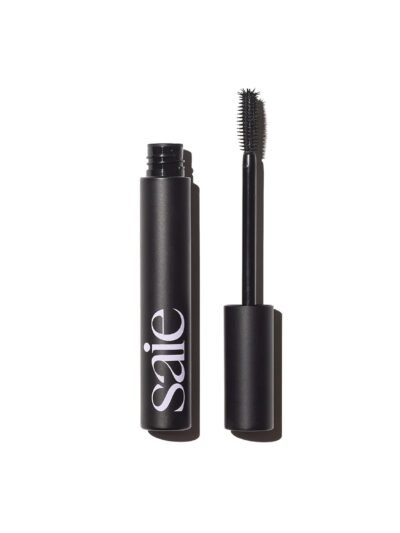 Saie Mascara 101 - Lash Lengthening Mascara for Thick, Bold, Lifted Lashes - Buildable Eye Makeup Formulated to Strengthen and Condition with Rich Nutrients - Black (0.31 oz)