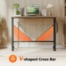 Mericonia 32x16 Inch Computer Desk with Wheels, Small Simple Rolling Desk